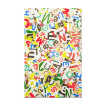 Letters Gallery Wrap Canvas