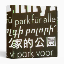 Letters Vinyl Binder