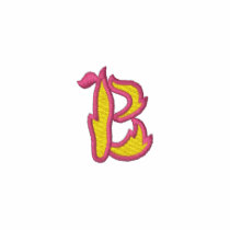 Lettre B du feu #1 chemises brodées