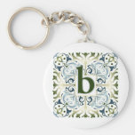 Lettre baroque B Porte-clés