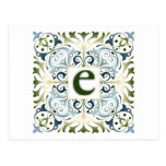 Lettre baroque E Cartes Postales