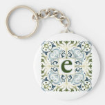 Lettre baroque E Porte-clef