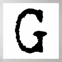 Lettre G Posters