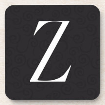 Lettre Z de caboteur de monogramme Sous-bock