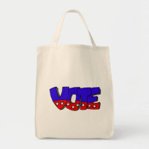Lettres de bulle de vote sacs