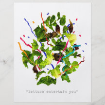 lettuce entertain you - dark flyer design
