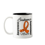 Leukaemia Awareness Month Gemstone Ribbon mugs