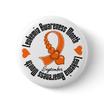 Leukaemia Awareness Month Ribbon of Hearts buttons