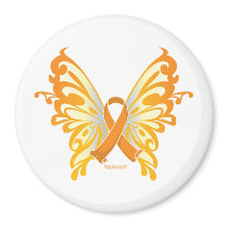 Leukaemia Butterfly & Ribbon