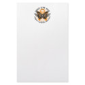 Leukaemia Butterfly Tribal stationery