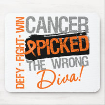 Leukaemia Cancer Picked The Wrong Diva Mousepad