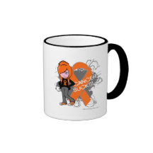 Leukaemia Cancer Sucks (Girl) Coffee Mugs