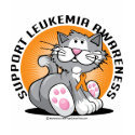 Leukaemia Cat t-shirts