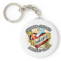 Leukaemia Classic Heart keychains