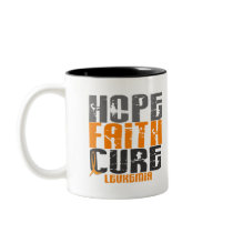 Leukaemia HOPE FAITH CURE Coffee Mugs