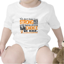 Leukaemia How Strong We Are Baby Bodysuit