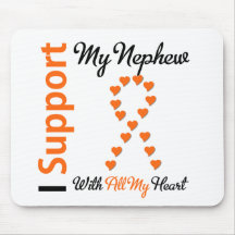 Leukaemia I Support My Nephew Mousepad