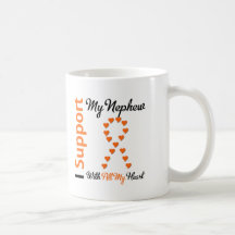 Leukaemia I Support My Nephew Mug