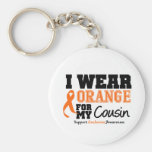 Leukaemia I Wear Orange For Cousin Key Chains