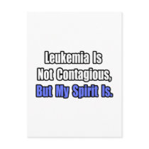 Leukaemia Is Not Contagious..