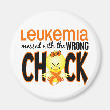 Leukaemia Messed With The Wrong Chick Magnet