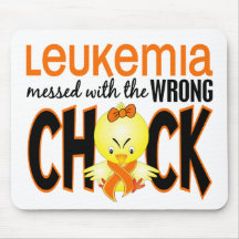 Leukaemia Messed With The Wrong Chick Mousepads