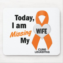 Leukaemia Missing My Wife 1 Mousepads