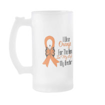 Leukaemia Orange Ribbon Hero My Brother Coffee Mug