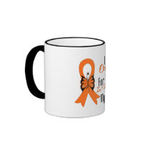 Leukaemia Orange Ribbon Hero My Daughter Mugs
