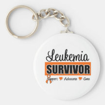 Leukaemia Survivor Badge Key Chains