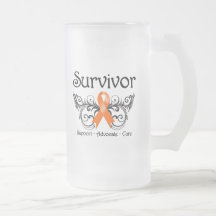 Leukaemia Survivor Floral Deco Coffee Mugs