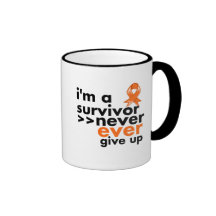 Leukaemia Survivor Never Give Up Mugs