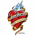 Leukaemia Tattoo Heart photo sculptures