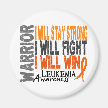 Leukaemia Warrior Magnets