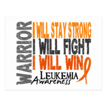 Leukaemia Warrior Post Cards