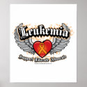 Leukaemia Wings posters