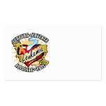 Leukemia Classic Heart Business Card