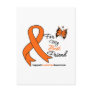 Leukemia -  For My Best Friend Postcard