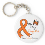 Leukemia - For My Daughter Key Chains