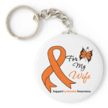 Leukemia - For My Wife Keychains