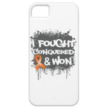 Leukemia I Fought Conquered Won iPhone 5 Cover