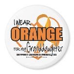 Leukemia Orange for Granddaughter Refrigerator Magnets