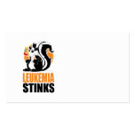 Leukemia Stinks Business Card Template