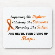 LEUKEMIA Supporting Admiring Honouring 1 Mouse Pad