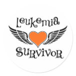 Leukemia Survivor Round Sticker