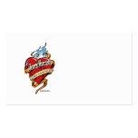 Leukemia Tattoo Heart Business Cards