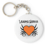 Leukemia Warrior Heart Key Chain