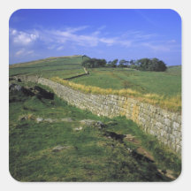 L'Europe, Angleterre, le mur de Hadrian. Les pierr Autocollant