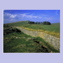 L'Europe, Angleterre, le mur de Hadrian. Les pierr cartes postales