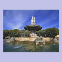 L'Europe, France, Aix-en-Provence. Fontaine De cartes postales